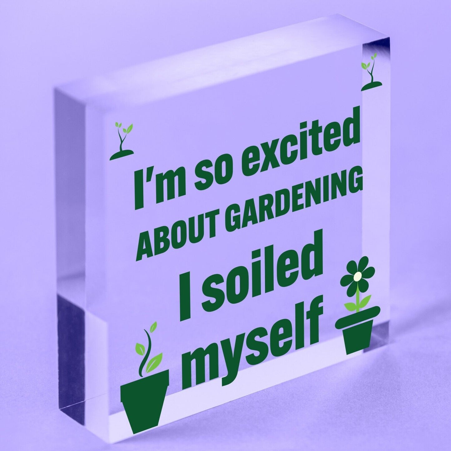 Funny Garden Sign Gift For Gardener Novelty Home Decor Sign Garden Shed Plaque