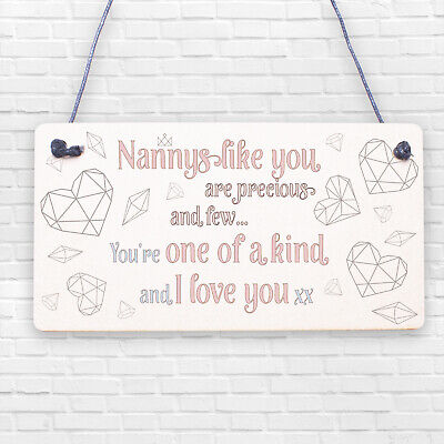 Special Gifts for Nanny Nan Granny Hanging Plaque Sign Birthday Christmas Xmas