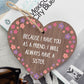 Best FRIEND Sister Gifts Wooden Heart Christmas Friendship Gift Birthday Plaque