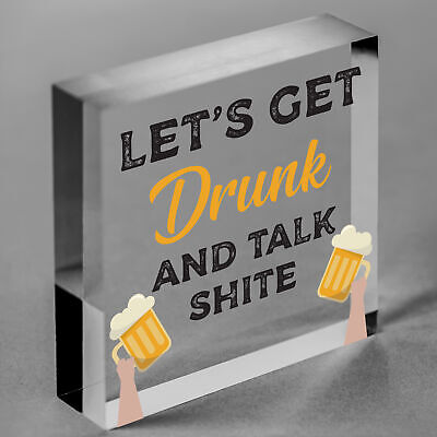 FUNNY Alcohol Sign For Your Bar Novelty Bar Pub Man Cave Plaque Vodka Beer Gin