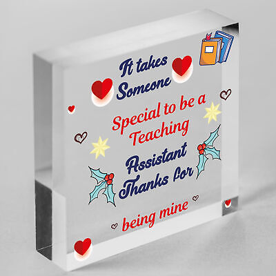 Teacher Gifts Wooden Heart School Nursery Pre School Leaving Thank You Present