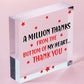 A Million Thanks From My Heart Wooden Hanging Thank You Friendship Love Gift