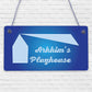 Childs Playhouse Sign Personalised Garden Shed Hanging Sign Son Daughter Gift