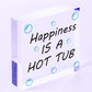 Funny Hot Tub Sign Hanging Plaque Hot Tub Decor Garden Sign Shed Wall Plaque