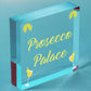 Prosecco Palace Funny Alcohol Friendship Man Cave Bar Hanging Plaque Gift Sign