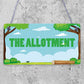 The Allotment Garden Sign Outdoor Shed Plaque Dad Grandad Grandma Birthday Gift