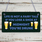 Funny Vodka Beer Prosecco Gin Gift Man Cave Home Bar Plaque Pub Sign FRIEND Gift