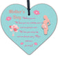 Memorial Gift For Mum On Mothers Day Wooden Flower In Memory Plaque For Mum