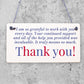 Colleague Gift Plaque Friendship Friend Sign Thank You Leaving Job Work Gift