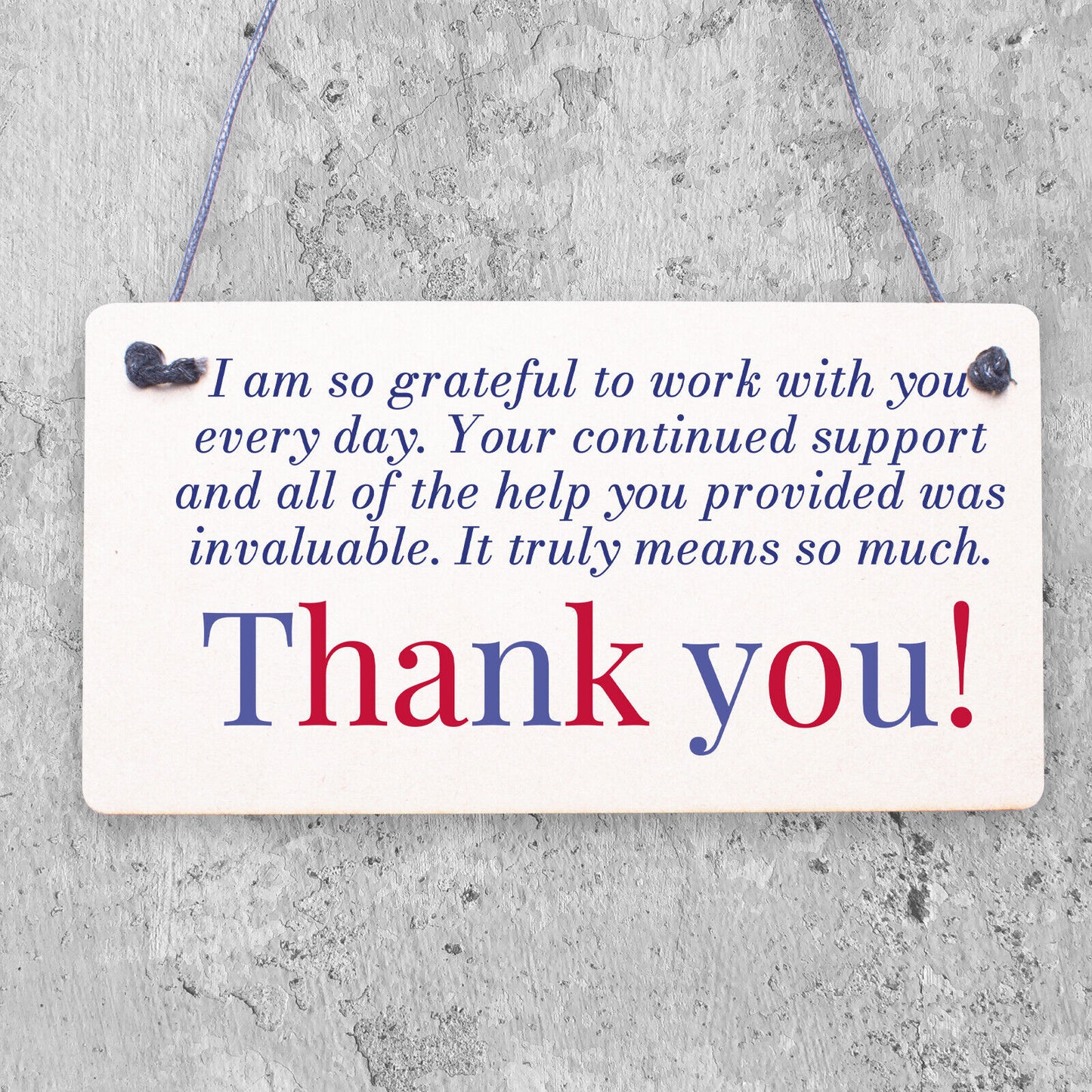 Colleague Gift Plaque Friendship Friend Sign Thank You Leaving Job Work Gift