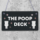 Nautical Bathroom Sign Poop Deck Funny Bathroom Toilet Loo Shabby Chic Sign