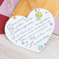 Chance Made Us Colleagues Gifts Heart Plaque Hanging Sign Friendship Friends