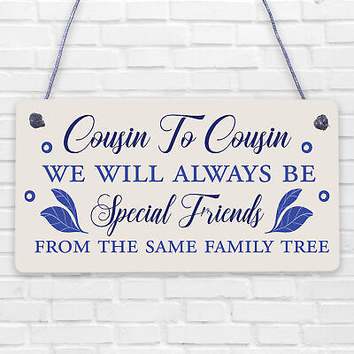 Birthday Christmas Gift For Cousin Special Family Plaques Best Friend Keepsakes