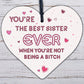 Best Sister Wooden Heart Friendship Plaques Funny Gift Birthday Thank You Signs