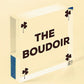 The Boudoir Vintage Shabby French Powder Room Hanging Plaque Bath/Bedroom Sign