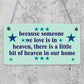 Someone We Love Is In Heaven Beautiful Memory Plaque Wooden Hanging Sign Gift