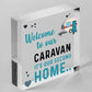 Welcome To Caravan Sign Caravan Gifts Caravan Accessories Home Decor Door Plaque