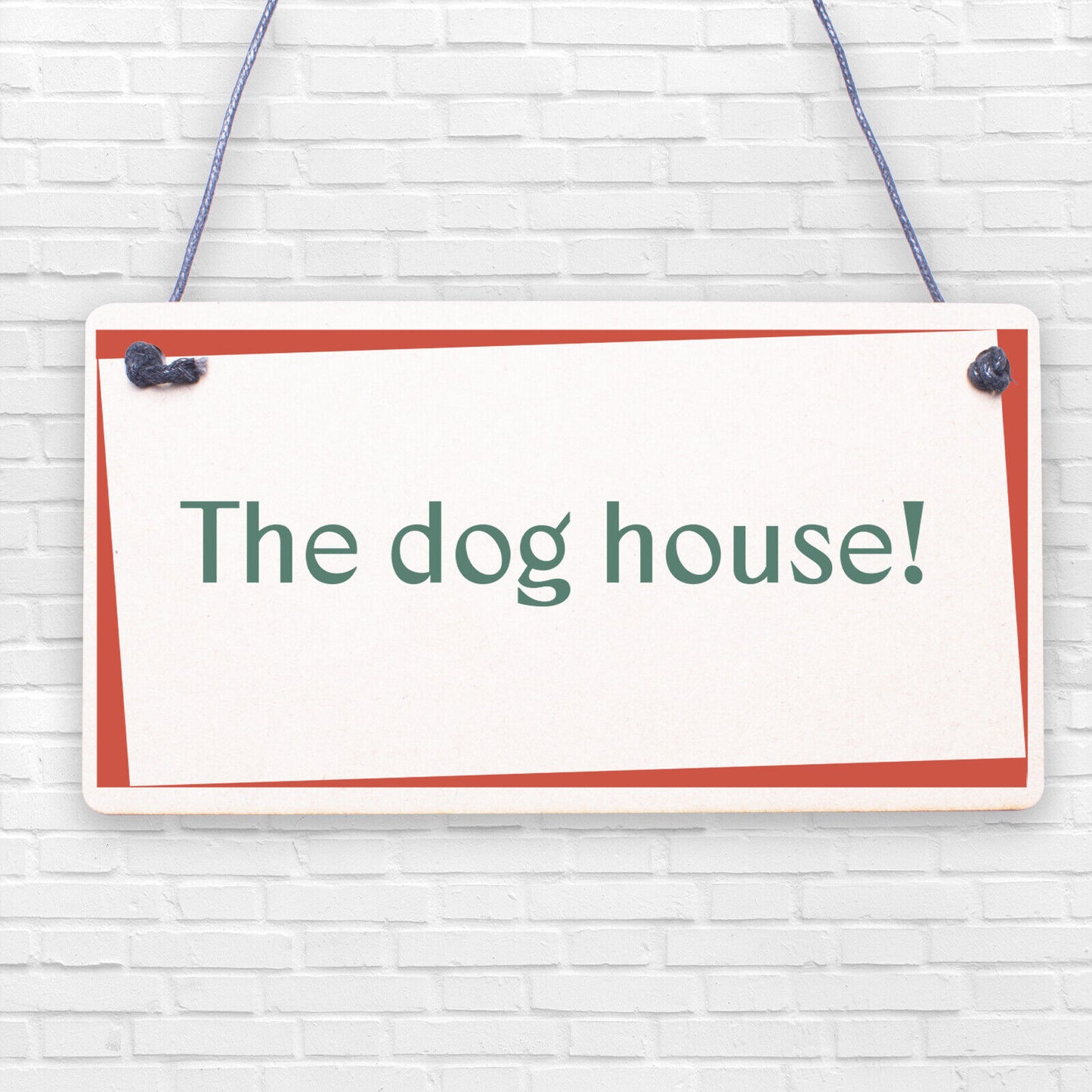 The Dog House Door Plaque Dog Man Cave Novelty Sign Husband Men Gift For Him