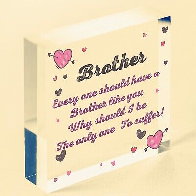 Annoying Brother Gifts For Adult Brother Gifts From Sister Heart Birthday Gifts