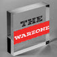 THE WARZONE Boys Gaming Bedroom Man Cave Sign Gift For Him Keepsake