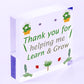 THANK YOU GIFT For Teacher, Teaching Assistant, Nursery Teacher Wood Heart