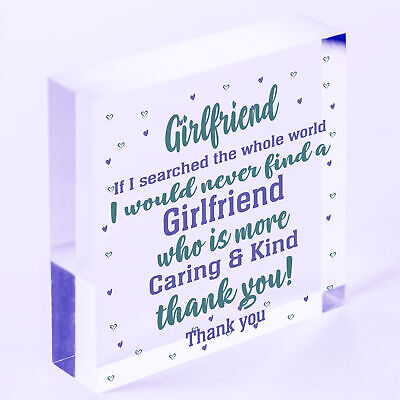 Valentines Gift For Her Girfriend Anniversary Card Heart Birthday Gift Thank You