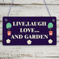 Decor Sign For Garden Novelty Garden Shed Summer House Hanging Floral Sign