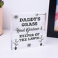 Daddy's Grass Garden Lawn Shed Father's Day Hanging Plaque Dad Gift Sign