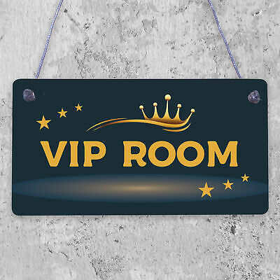 Vip Room Man Cave Home Bar Sign Pub Club Hanging Plaque Garden Shed Gift