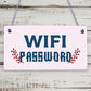 Wifi Password Chalkboard House Warming Gift Hanging Plaque Home Internet Sign