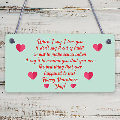 Sweet Valentines Day Card Quote Card For Him Her Boyfriend Girlfriend Husband