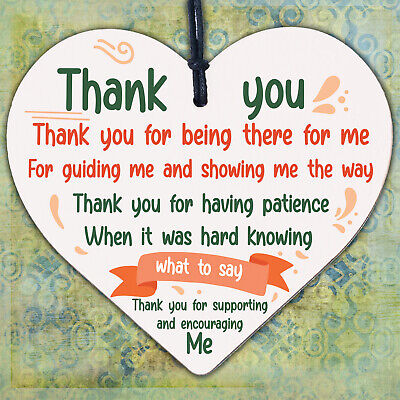 Thank You Gift Plaque Friendship Gift Mum Dad Best Friend Mothers Day Gifts