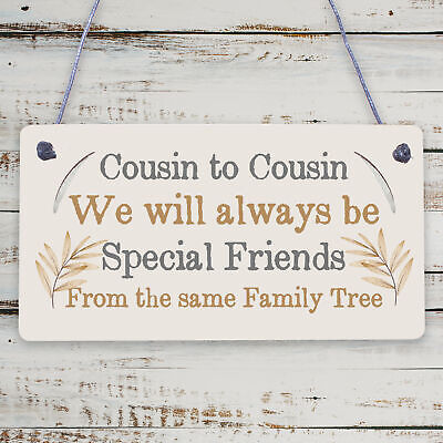 Birthday Christmas Gift For Cousin Special Family Plaques Best Friend Keepsakes