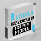 Vodka Novelty Sign Funny Friendship Alcohol Man Cave Bar Pub Hanging Plaque