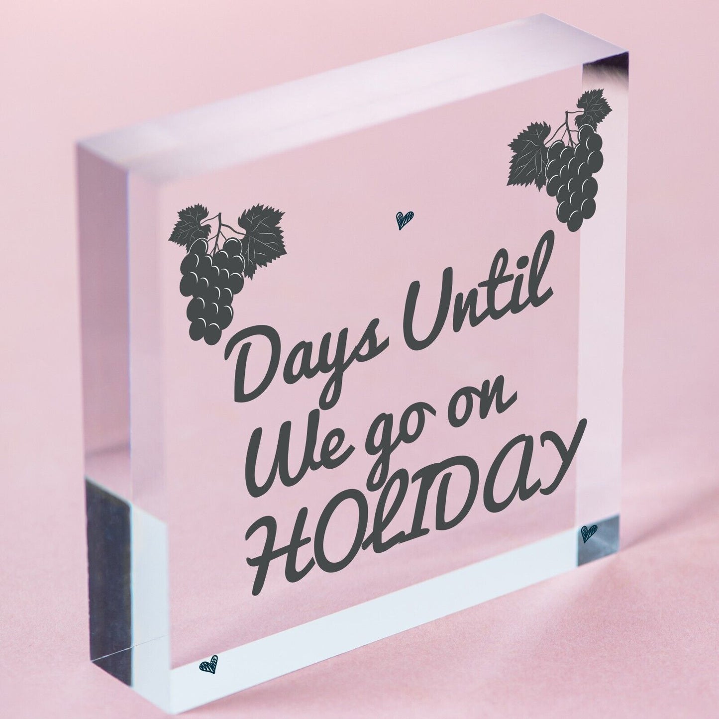 Chalkboard Days Until Holiday Countdown Sign Novelty Holiday Travel Accessories