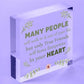 BEST FRIEND Keepsake Gift Wooden Heart Plaque Birthday Christmas Gift For Women