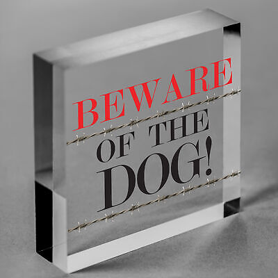 Beware Of The Dogs Novelty Wooden Hanging Shabby Chic Plaque Dog Owner Sign Gift