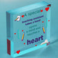 Special Teacher Leaving Gift Wood Heart Plaque Teaching Assistant Thank You Gift