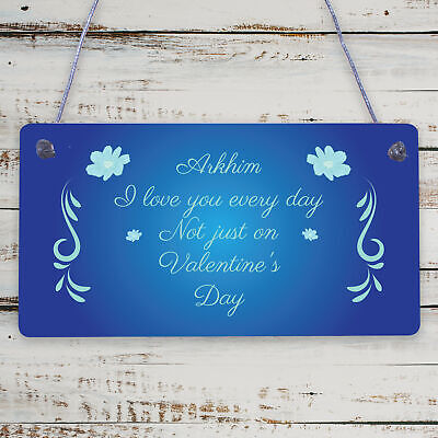 Personalised Photo Plaque Special Valentines Day Gift For Him Her Husband Wife