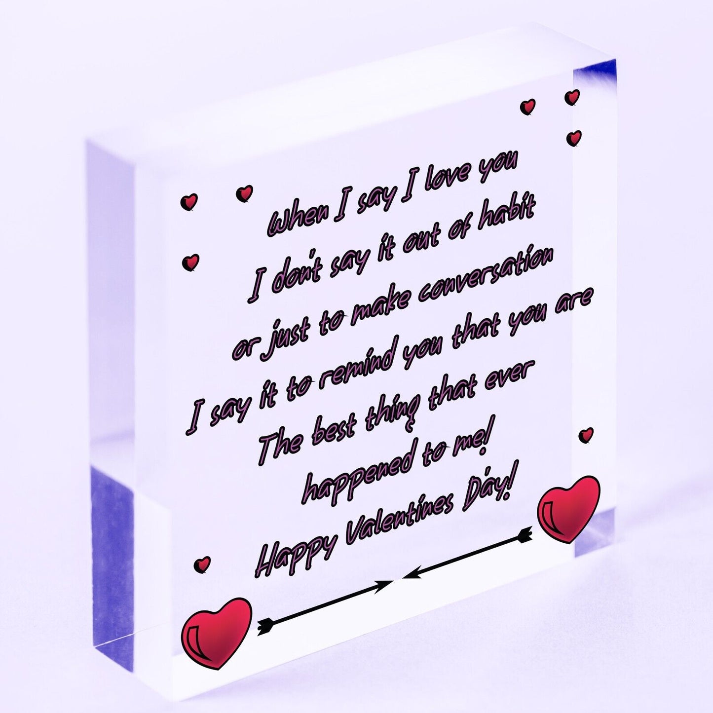 Sweet Valentines Day Card Quote Card For Him Her Boyfriend Girlfriend Husband