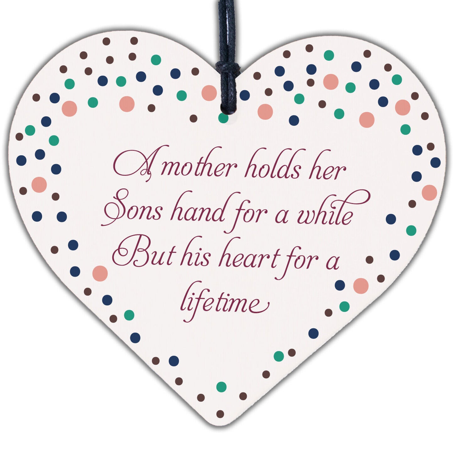 Special Message from Mum Happy Birthday Mothers Day Wooden Plaque