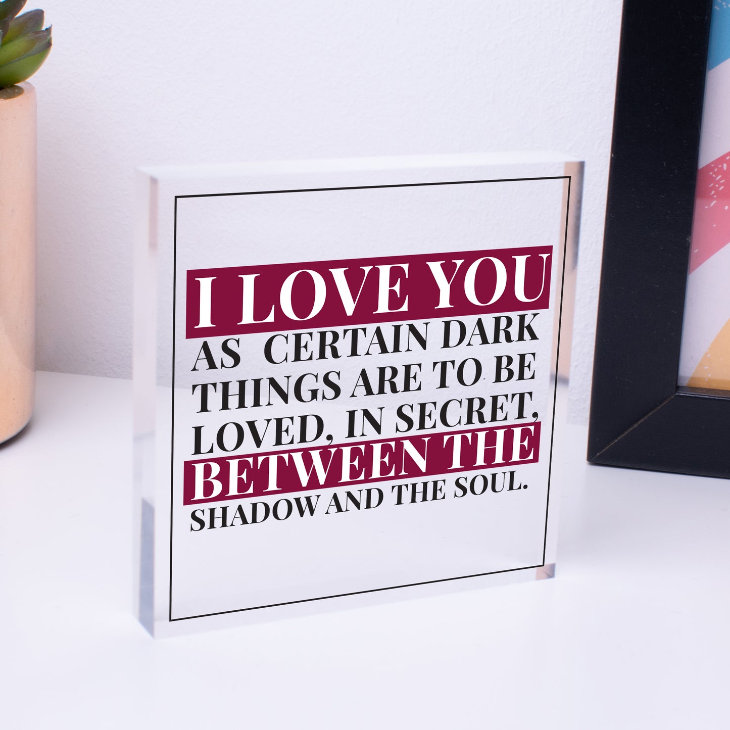 Personalised I Love You Gifts for Girlfriend Boyfriend Wife Husband Couples