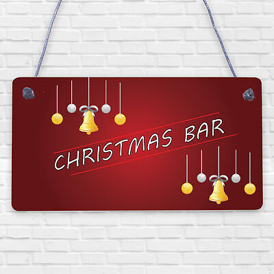 Christmas Decoration For Bar Home Bar Pub Sign Home Decor Family Christmas Gift