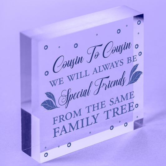 Birthday Christmas Gift For Cousin Special Family Plaques Best Friend Keepsakes