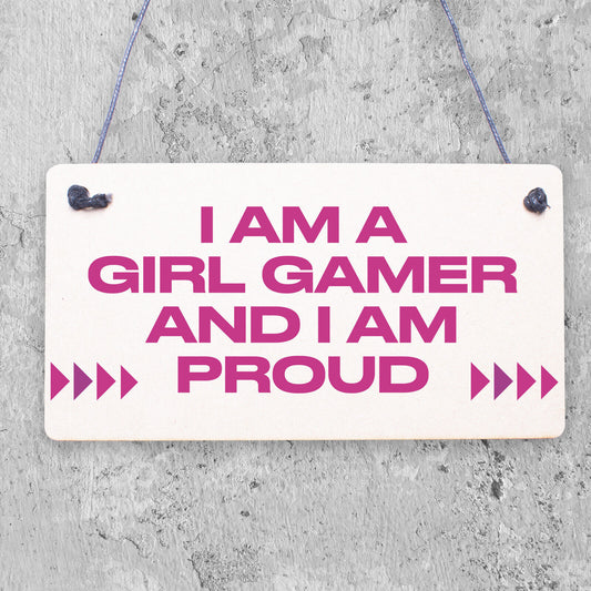 Gamer Gaming Gifts For Women Novelty Birthday Gift For Daughter Girl Gamer Sign