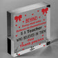 Cute Teacher Gifts Thank You Wooden Heart Leaving School Nursery Gift Keepsake