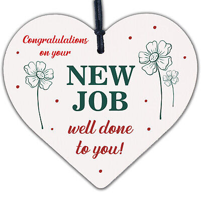 Congratulations New Job Leaving Gift Boss Friend Colleagues Good Luck Signs