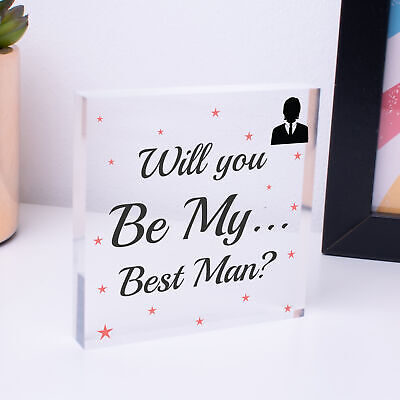 Will You Be My Maid of Honour Bridesmaid Flower Girl Best Man Wedding Request