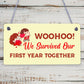 1st Anniversary Plaque First Anniversary Gift For Him Her Boyfriend Girlfriend