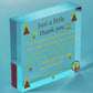 Thank You Christmas Gift For Teacher Teaching Assistant Nursery Teacher Heart